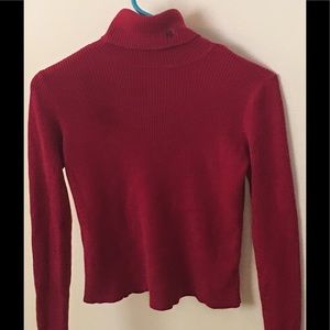 Red girls turtleneck